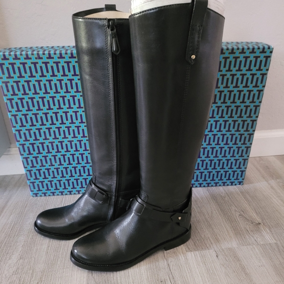Tory Burch Derby Riding Boot - Picture 2 of 3